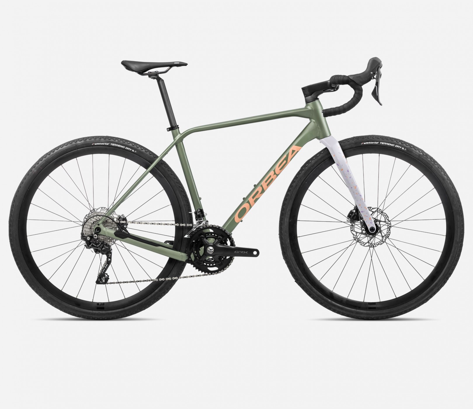 Velo de Gravel Orbea Terra H40 2025 Couleur Vert Taille de cadre Kalkhoff Pegasus Megamo VTT Orbea Focus Bulls M